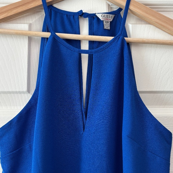 Guess Halter Neck Blouse - Blue Size XS - Picture 4 of 8
